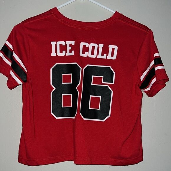Red Coca Cola Ice Cold Women’s Crop jersey - Picture 4 of 6